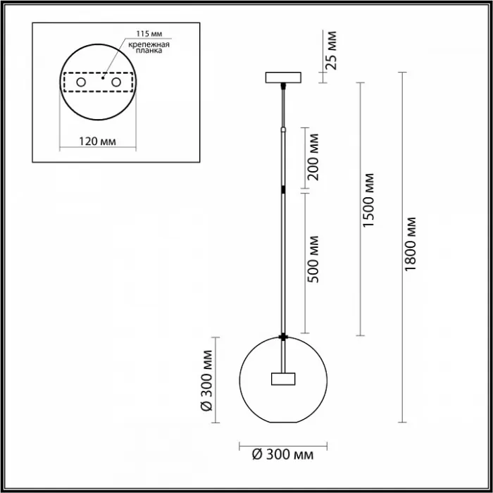 Подвесной светильник Odeon Light Bubbles 4802/12L Цвет плафонов прозрачный Цвет арматуры хром от ImperiumLoft