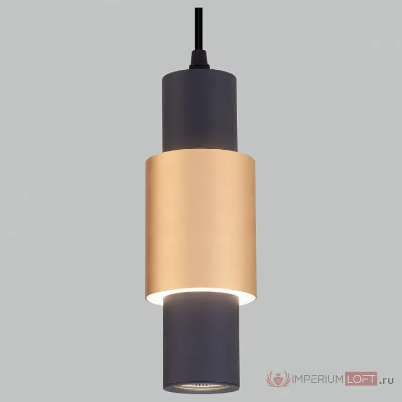 Подвесной светильник Eurosvet Bento 50204/1 LED Цвет плафонов черный Цвет арматуры черный от ImperiumLoft