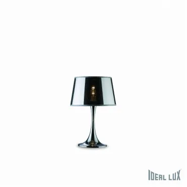Настольная лампа декоративная Ideal Lux London LONDON CROMO TL1 BIG Цвет арматуры хром Цвет плафонов хром