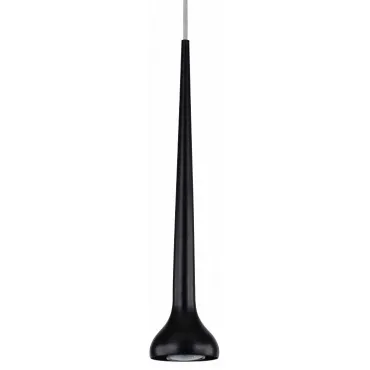 Подвесной светильник Arte Lamp Slanciato A4010SP-1BK Цвет арматуры черный Цвет плафонов черный от ImperiumLoft