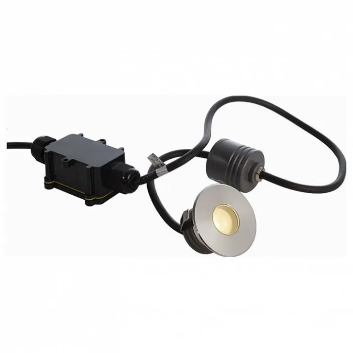 Встраиваемый в дорогу светильник Deko-Light Peacock 730459 Цвет арматуры серебро Цвет плафонов прозрачный от ImperiumLoft