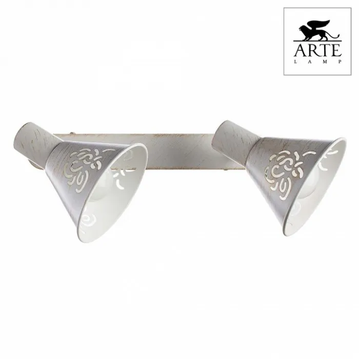 Спот Arte Lamp Cono A5218AP-2WG Цвет арматуры золото Цвет плафонов золото от ImperiumLoft