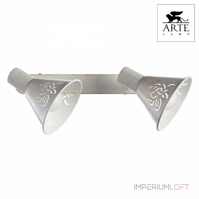 Спот Arte Lamp Cono A5218AP-2WG Цвет арматуры золото Цвет плафонов золото