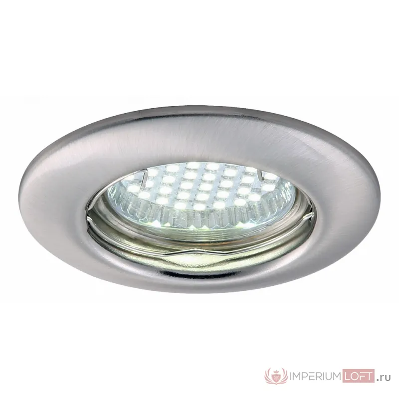 Встраиваемый светильник Arte Lamp Praktisch A1203PL-1SS Цвет арматуры серебро Цвет плафонов белый от ImperiumLoft