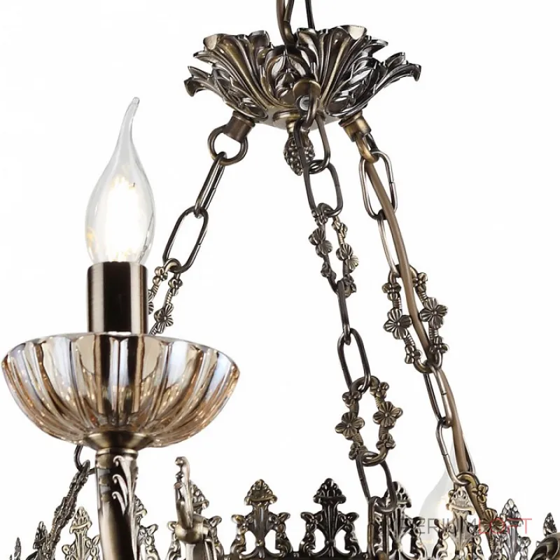Подвесная люстра Rivoli Patricia P9 AB Б0038438 