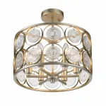 Светильник на штанге ST-Luce Seranda SL1105.202.06 Цвет арматуры золото Цвет плафонов золото от ImperiumLoft