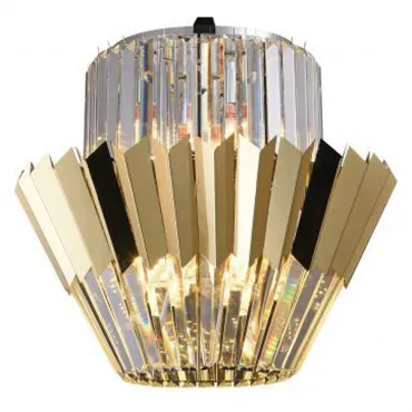 Подвесной светильник Hiper Angers H153-0 Цвет арматуры серебро Цвет плафонов золото