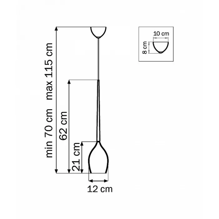 Подвесной светильник Lightstar Meta D&#039;uovo 807117 Цвет арматуры черный Цвет плафонов черный от ImperiumLoft