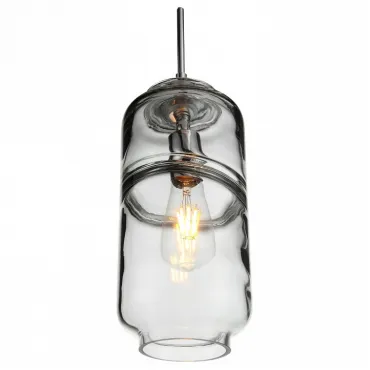 Подвесной светильник ST-Luce Clusone SL1132.173.01 Цвет арматуры хром Цвет плафонов серый