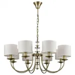 Подвесная люстра Vele Luce Soprano VL4194P08 Цвет арматуры бронза Цвет плафонов кремовый от ImperiumLoft