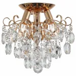 Потолочная люстра ST-Luce Orecchini SL846.202.03 Цвет арматуры золото Цвет плафонов прозрачный от ImperiumLoft
