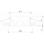 Встраиваемый светильник Elektrostandard Basic 25082/LED
