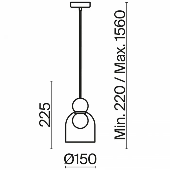 Подвесной светильник Freya Focus FR5220PL-01G5 от ImperiumLoft