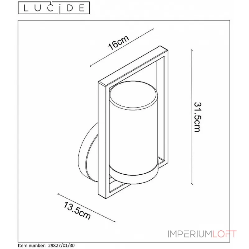 Светильник на штанге Lucide Nispen 29827/01/30