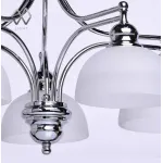 Подвесная люстра MW-Light Фелиция 7 347017405 Цвет арматуры хром Цвет плафонов белый от ImperiumLoft