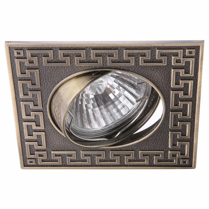 Комплект из 3 встраиваемых светильников Arte Lamp Eclipse A2107PL-3AB Цвет арматуры бронза Цвет плафонов прозрачный от ImperiumLoft