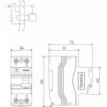 Устройство защитного отключения 1P Werkel W912P404
