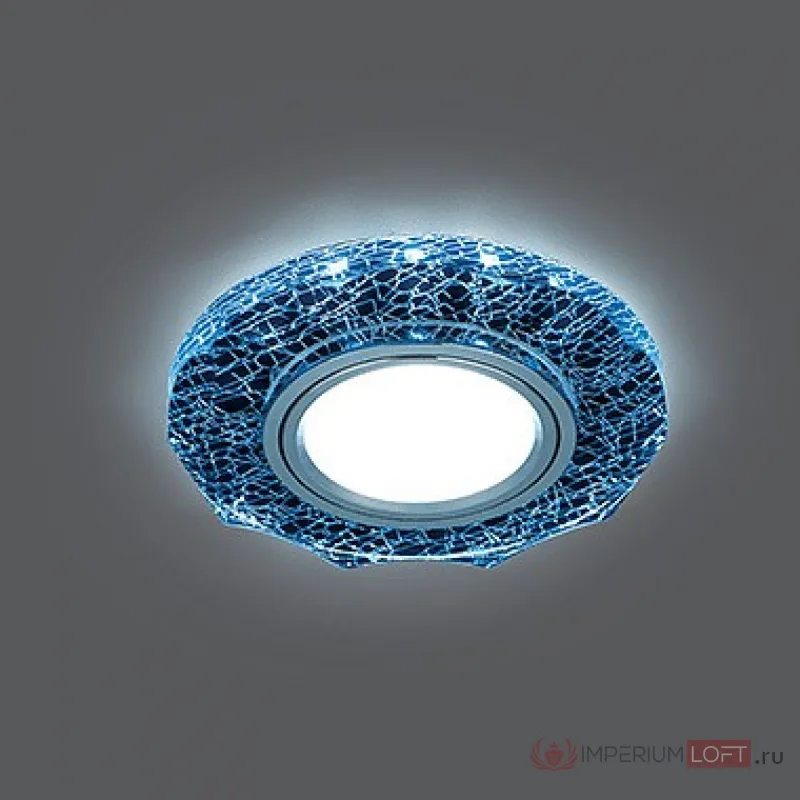 Встраиваемый светильник Gauss Backlight 5 BL070 Цвет плафонов черный Цвет арматуры хром от ImperiumLoft