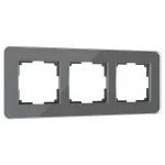 Рамка на 3 поста Werkel Elite (графит, стекло) W0032440