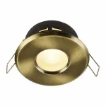 Встраиваемый светильник Maytoni Metal DL010-3-01-BZ Цвет арматуры латунь Цвет плафонов белый от ImperiumLoft