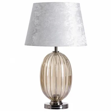 Настольная лампа декоративная Arte Lamp Baymont A5132LT-1CC Цвет плафонов серый Цвет арматуры хром