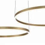 Подвесной светильник Indigo Galass 14001/2P Gold от ImperiumLoft