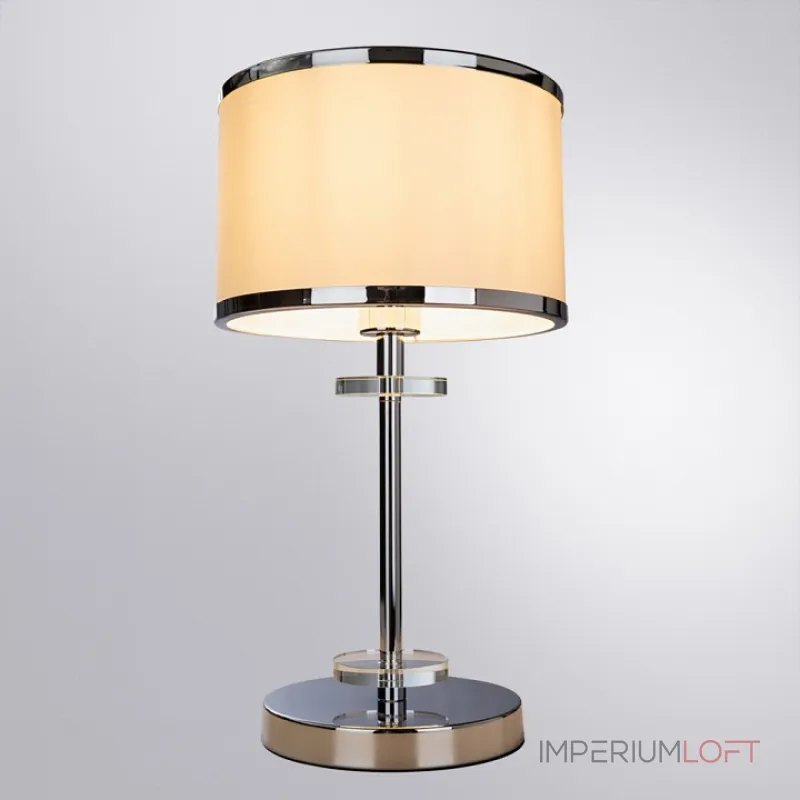 Настольная лампа декоративная Arte Lamp Furore A3990LT-1CC Цвет арматуры Серый Цвет плафонов Белый Настольная лампа декоративная Arte Lamp Furore A3990LT-1CC Цвет арматуры Серый Цвет плафонов Белый