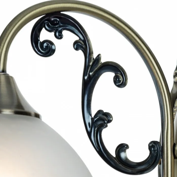Бра Arte Lamp Spica A3037AP-1AB Цвет арматуры Коричневый Цвет плафонов Белый от ImperiumLoft