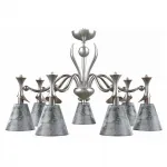 Подвесная люстра Lamp4You Modern 25 M3-07-DN-LMP-O-11 Цвет арматуры никель Цвет плафонов серый от ImperiumLoft