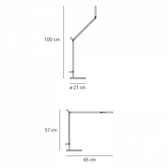 Настольная лампа офисная Artemide 1734010A от ImperiumLoft