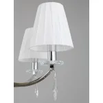 Подвесная люстра Omnilux Breguzzo OML-57703-06 Цвет арматуры хром Цвет плафонов белый от ImperiumLoft