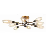 Потолочная люстра ST-Luce Desima SL1174.302.08 Цвет плафонов коричневый Цвет арматуры латунь от ImperiumLoft