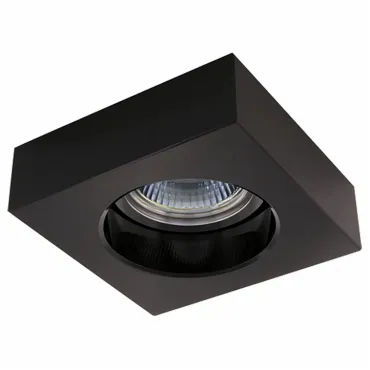 Встраиваемый светильник Lightstar Lui 006127 Цвет арматуры хром Цвет плафонов черный