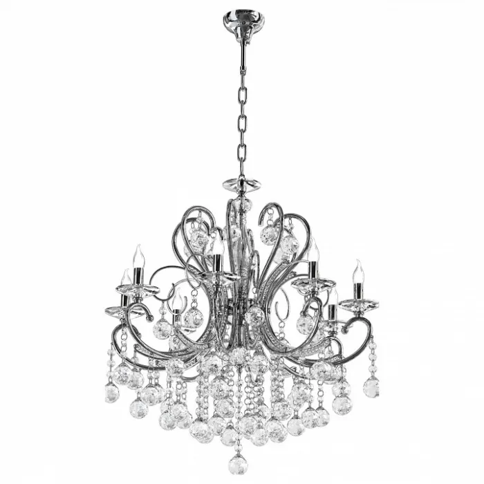 Подвесная люстра Osgona Elegante 708084 Цвет арматуры хром Цвет плафонов прозрачный от ImperiumLoft