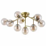 Потолочная люстра Maytoni Dallas MOD545PL-12G Цвет арматуры золото Цвет плафонов янтарный от ImperiumLoft
