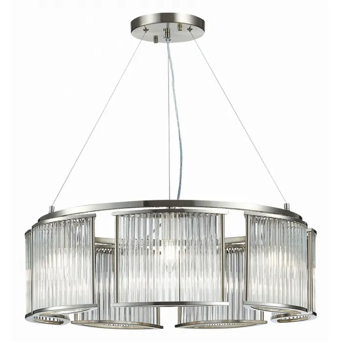 Подвесная люстра ST-Luce Velletri SL1627.103.07 Цвет арматуры серый Цвет плафонов неокрашенный от ImperiumLoft