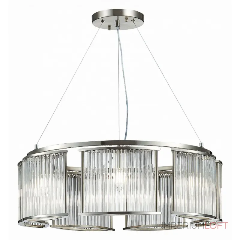 Подвесная люстра ST-Luce Velletri SL1627.103.07 Цвет арматуры серый Цвет плафонов неокрашенный