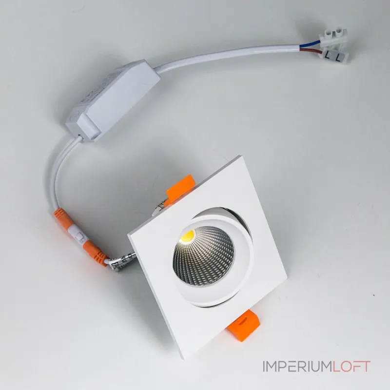 Встраиваемый светильник Citilux Альфа CLD001KNW0 Белый , плафон Хром
