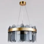 Подвесной светильник Ambrella Traditional 14 TR5342 Цвет арматуры золото Цвет плафонов серый от ImperiumLoft