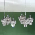 Потолочная люстра Citilux Контур CL322161 Цвет арматуры хром Цвет плафонов прозрачный от ImperiumLoft