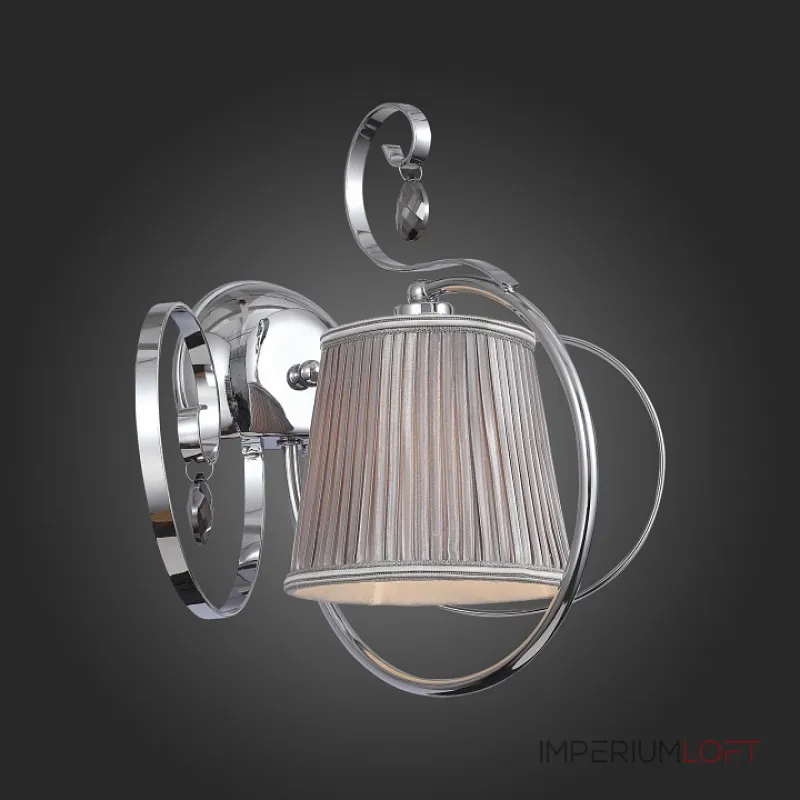 Бра EVOLUCE Azzurro SL177.101.01 Цвет арматуры хром Цвет плафонов серебро от ImperiumLoft Бра EVOLUCE Azzurro SL177.101.01 Цвет арматуры хром Цвет плафонов серебро от ImperiumLoft