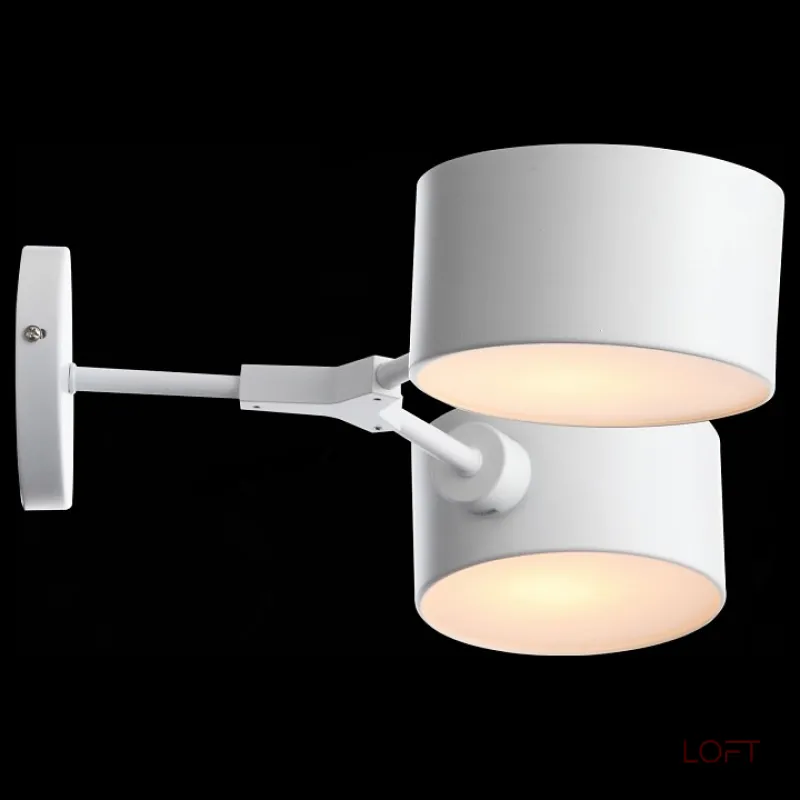 Бра EVOLUCE Gimento SLE183501-02 Цвет арматуры белый Цвет плафонов белый