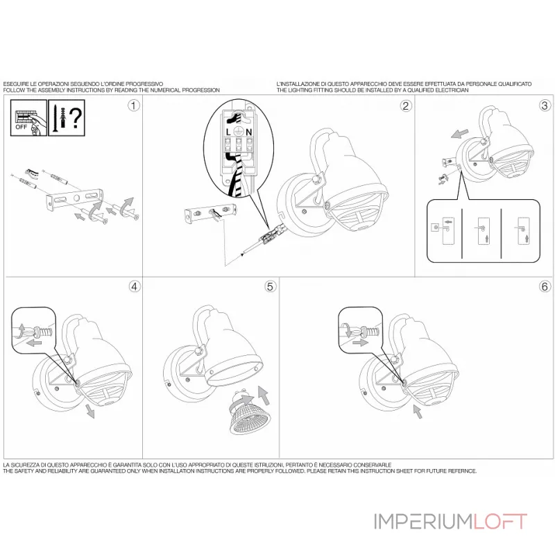 Бра Ideal Lux Bob Mini BOB MINI AP1 Цвет арматуры коричневый Цвет плафонов коричневый