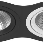 Встраиваемый светильник Lightstar Intero 111 i937600706 Цвет арматуры черно-белый