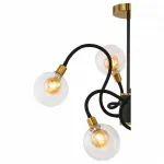 Люстра на штанге Globo Eddy 56010-6 Цвет арматуры золото Цвет плафонов прозрачный от ImperiumLoft