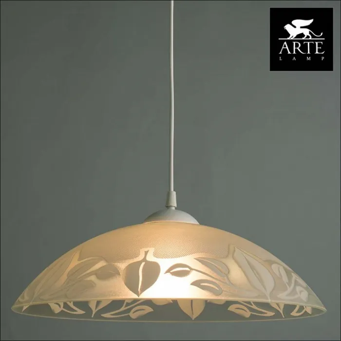 Подвесной светильник Arte Lamp Cucina A4020SP-1WH Цвет арматуры белый Цвет плафонов белый от ImperiumLoft