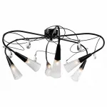 Потолочная люстра Lightstar Aereo 711067 Цвет арматуры черный Цвет плафонов прозрачный от ImperiumLoft