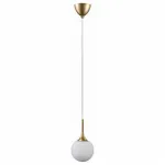 Подвесной светильник Lightstar Globo 813012 Цвет плафонов белый Цвет арматуры золото от ImperiumLoft