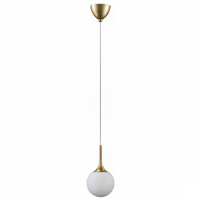 Подвесной светильник Lightstar Globo 813012 Цвет плафонов белый Цвет арматуры золото от ImperiumLoft