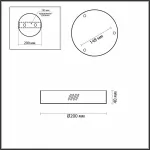 Основание Odeon Light Brizzi 3885/3LA